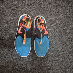 Nike Kids Blue and Black Shoes